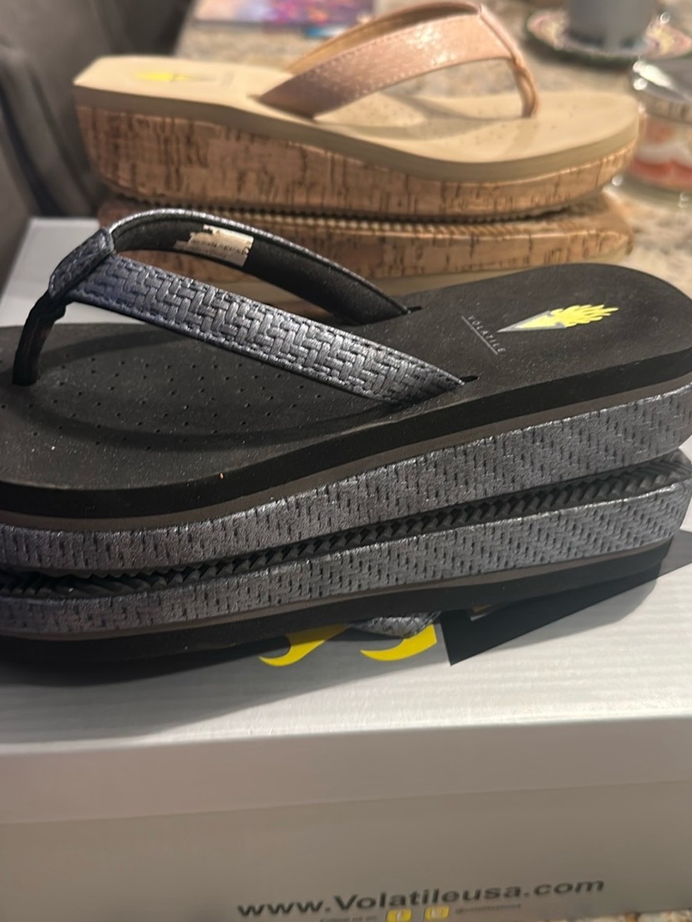 Volatile sandal size 8
